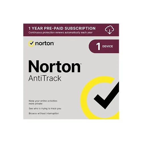 Norton AntiTrack – for blocking trackers and protecting privacy online, 1 PC – 2026 product artwork