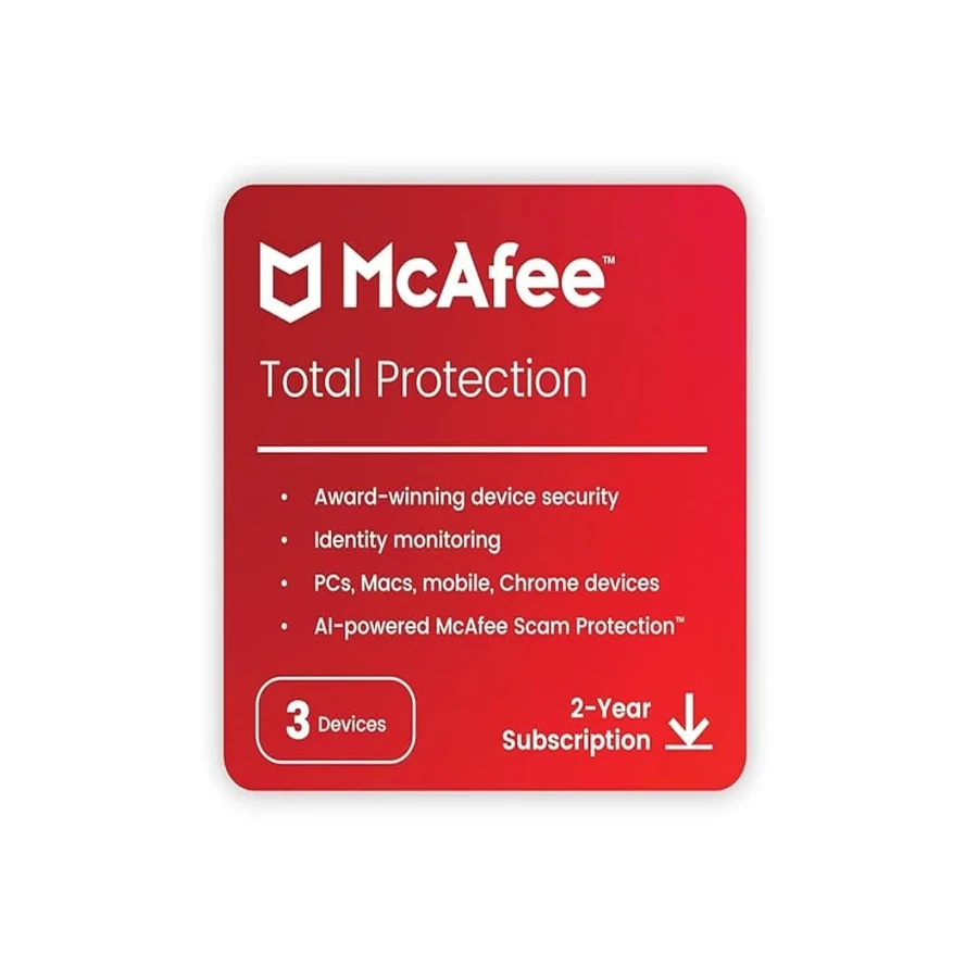 McAfee Total Protection 2026 | 3 Device, 2 Year product artwork